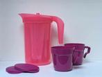 Tupperware™ « Pichet Filtrant Illumina + Mugs Aloha », Envoi, Neuf, Violet, Récipient ou Bol