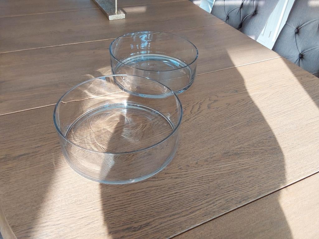 Glazen schalen 5 euro stuk, Ophalen, Zo goed als nieuw, Overige typen
