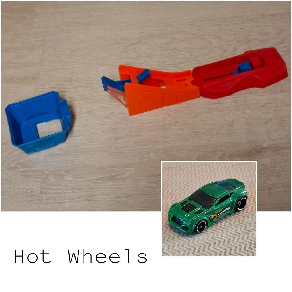 Hot Wheels Action + autootje, Enfants & Bébés, Enlèvement ou Envoi, Hot Wheels