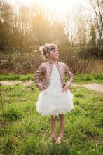 Communiekleedje Linea Raffeli, Meisje, Ophalen of Verzenden, Zo goed als nieuw, Jurk of Rok