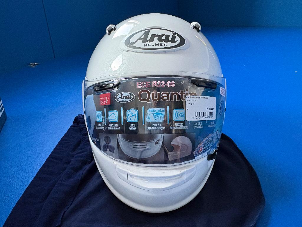 ARAI quantic white M - nieuw in de doos, Motoren, Kleding | Motorhelmen, Nieuw met kaartje, M, Arai, Ophalen of Verzenden