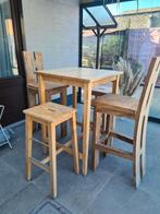 Bartafel en 4 stoelen, Huis en Inrichting, Ophalen