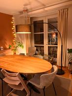 Mooie booglamp (mag weg voor een goed bod), Huis en Inrichting, Lampen | Vloerlampen, Ophalen, Booglamp, Gebruikt, Metaal