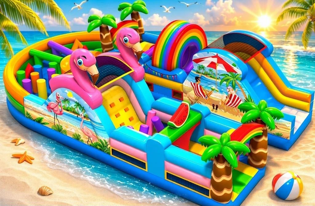 Chateau gonflable magnifique, Kinderen en Baby's, Speelgoed | Buiten | Opblaasfiguren