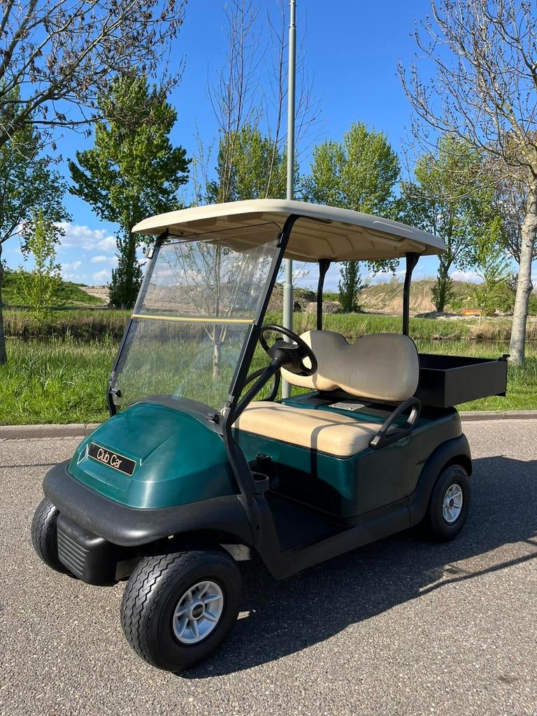 Electrische golfkar clubcar met bakje in perecte conditie, Enlèvement, Comme neuf, Voiturette de golf