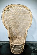 Vintage pauwenstoel in heel goede staat, Ophalen