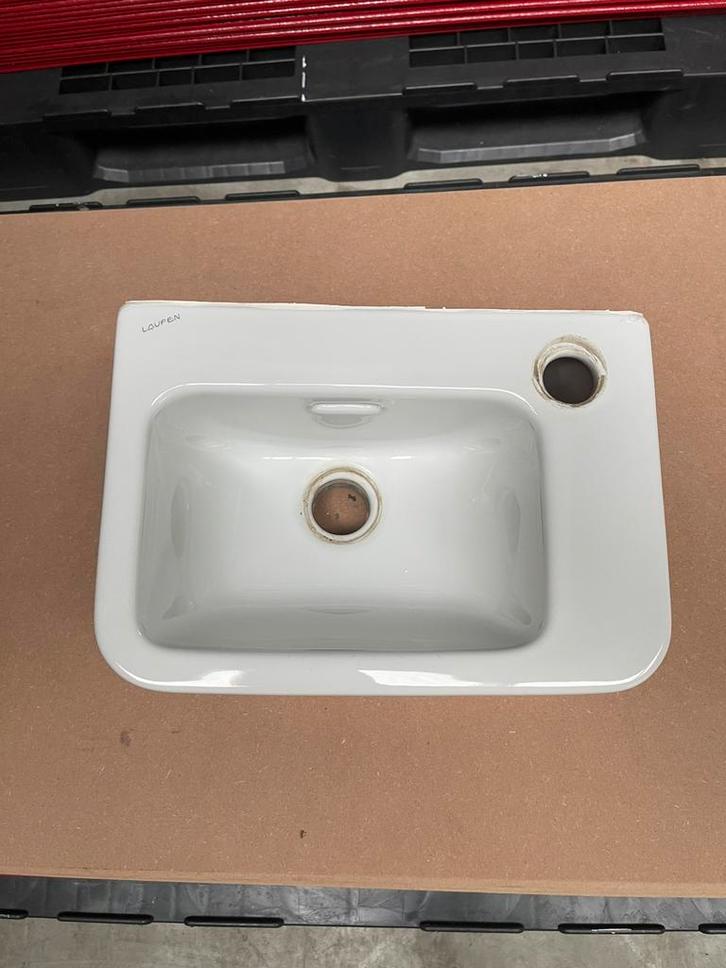 Wastafel, Doe-het-zelf en Bouw, Sanitair, Zo goed als nieuw, Wastafel, Steen, Ophalen