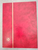 Rood postzegelalbum Leuchtturm - 16 witte pagina's (leeg), Postzegels en Munten, Verzenden, Verzamelalbum