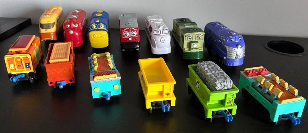 Chuggington gemotoriseerde leercurve 13-delige set, Kinderen en Baby's, Ophalen of Verzenden, Zo goed als nieuw