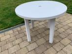 Ronde tuintafel - als nieuw ! 90 cm diameter, Tuin en Terras, Tuintafels, Ophalen, Zo goed als nieuw, Rond, Kunststof