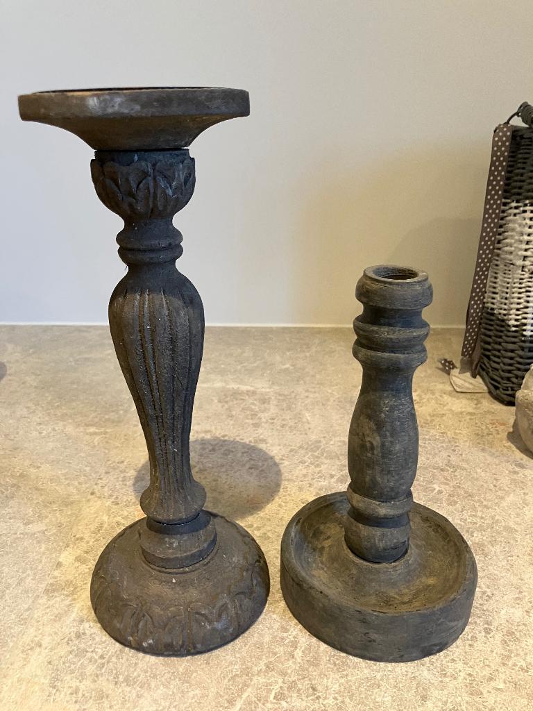 2 unieke prachtige ornamenten merk Hoffz NIEUW, Huis en Inrichting, Ophalen, Nieuw, Kandelaar