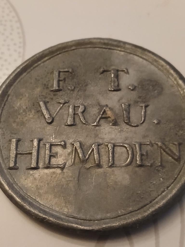 Médaille mereau obetuaire eveque Antoine triest, Enlèvement, Bronze