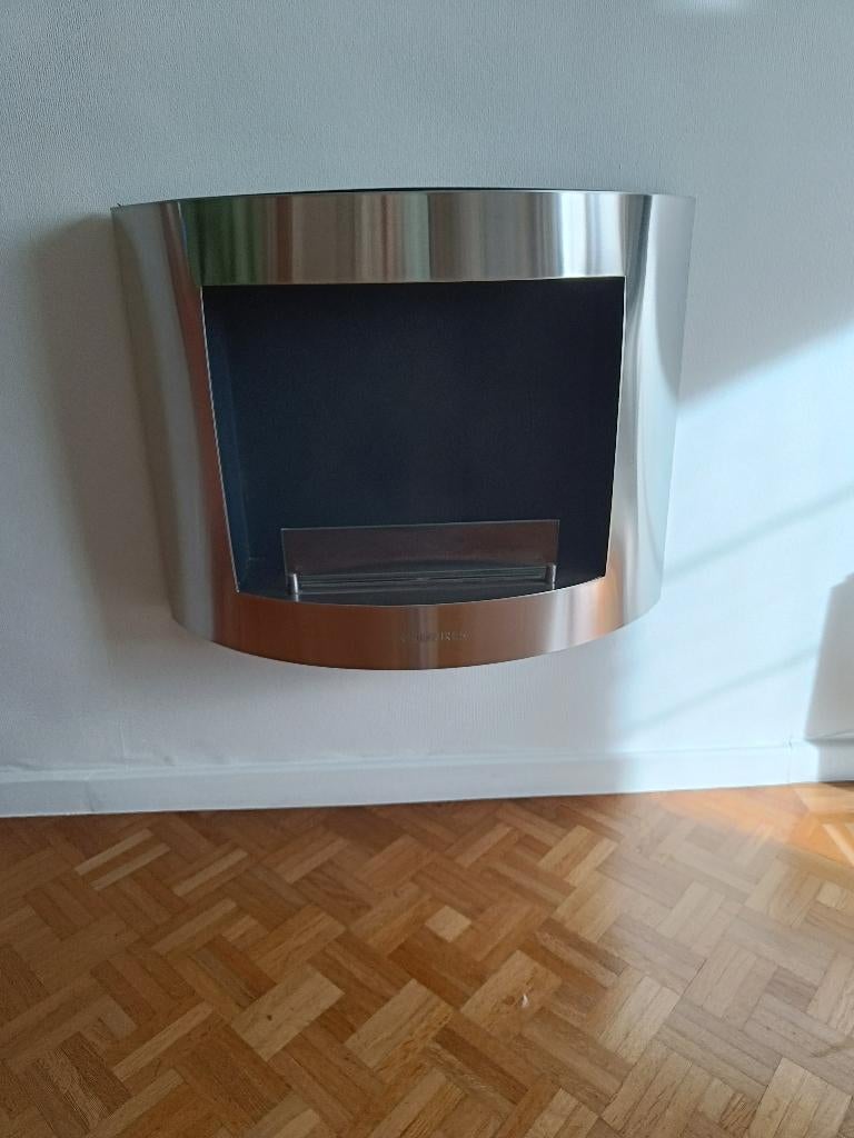 Bij verwarming bio ethanol, Maison & Meubles, Cheminées, Enlèvement, Comme neuf, Suspendu, Autres types