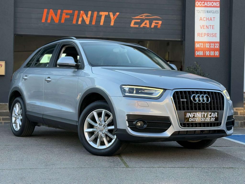 Audi Q3 Q3 2.0 TDi Quattro S line S tronic (bj 2014), Automaat, Euro 5, Zwart, 4 cilinders