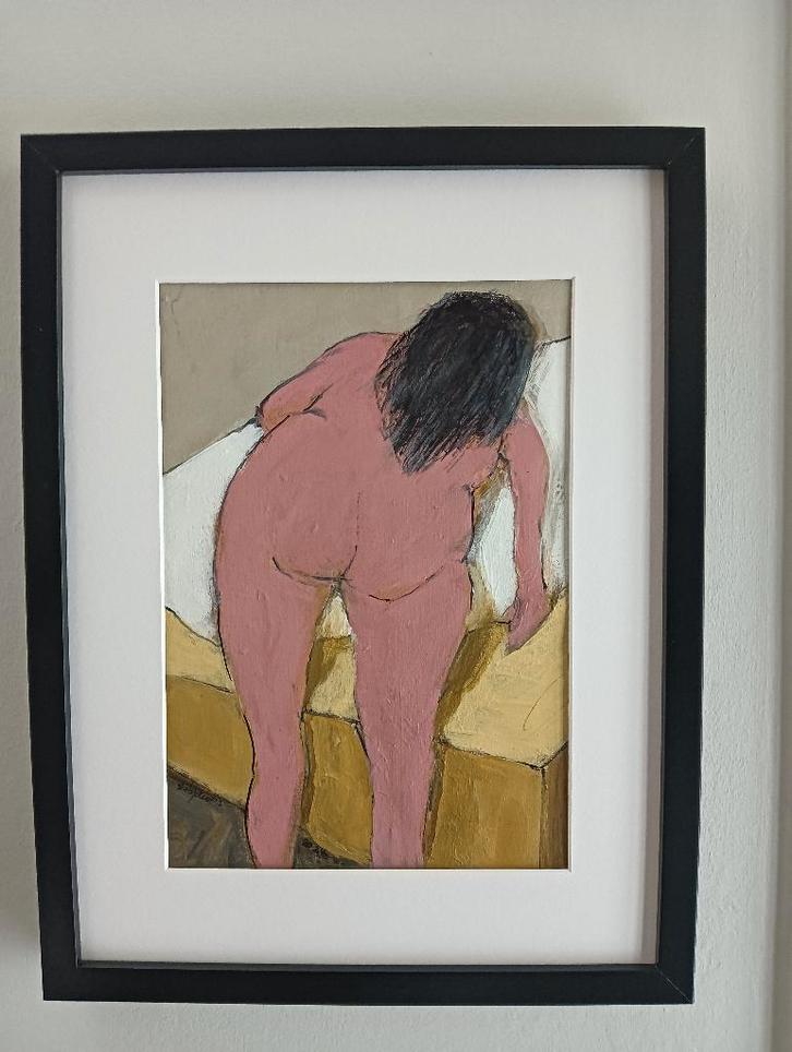 make your bed 1, Antiek en Kunst, Kunst | Schilderijen | Modern, Ophalen of Verzenden