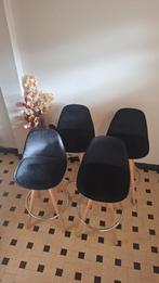 Lot de 4 chaises hautes, Avec repose-pieds, 4 tabourets, Enlèvement, Utilisé
