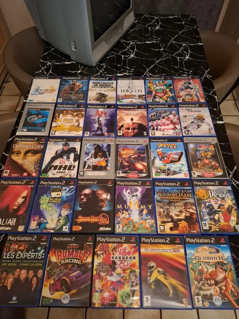 29 jeux PlayStation 2 ! Dragon Ball etc..., Enlèvement ou Envoi, Comme neuf