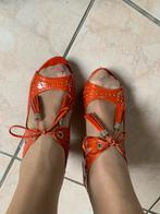 Elegante sandalen Doralatina 38 oranje leer weinig gedragen, Kleding | Dames, Schoenen, Oranje, Zo goed als nieuw, Sandalen of Muiltjes