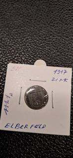 Duits notgeld 5 pfennig 1917 Elberfeld zink, Timbres & Monnaies, Monnaies | Pays-Bas, Enlèvement ou Envoi