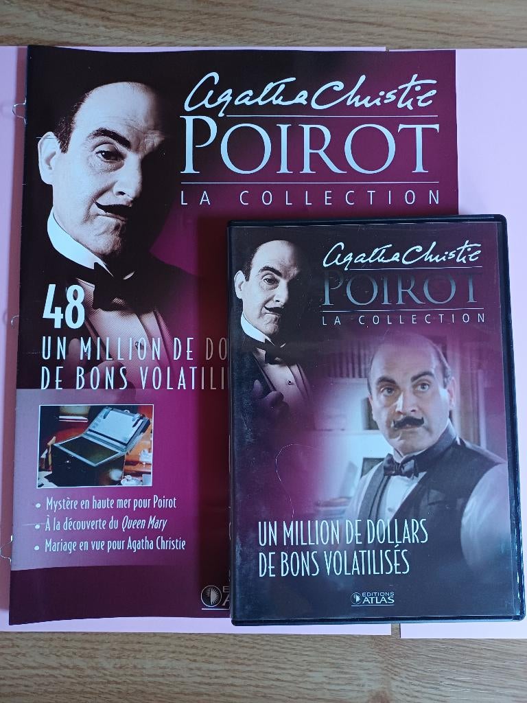 dvd hercule poirot + livret explicatif, CD & DVD, DVD | Thrillers & Policiers, Comme neuf, Enlèvement ou Envoi