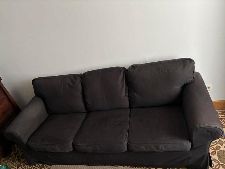 Fauteuil iconique EKTORP IKEA 3 places (valeur 599€), Maison & Meubles, Canapés | Salons, Comme neuf, Enlèvement