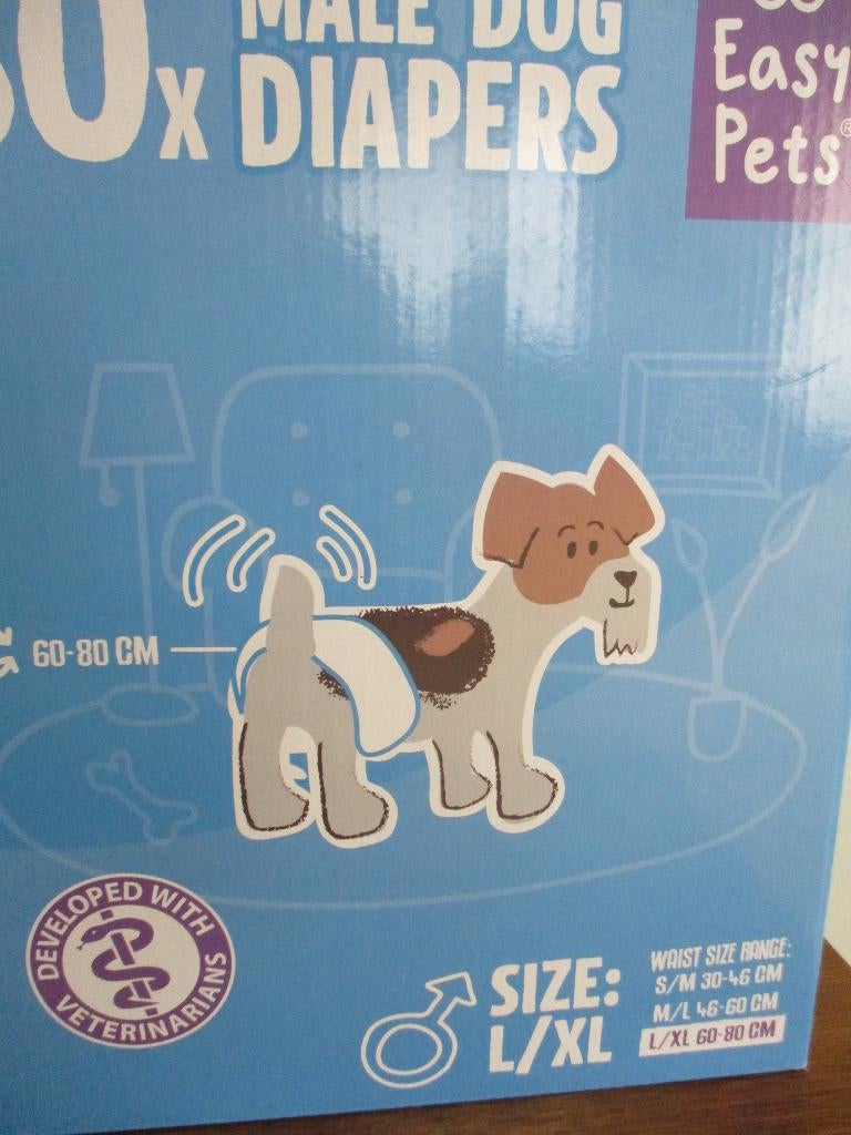 luiers voor honden, Dieren en Toebehoren, Ophalen of Verzenden, Zo goed als nieuw