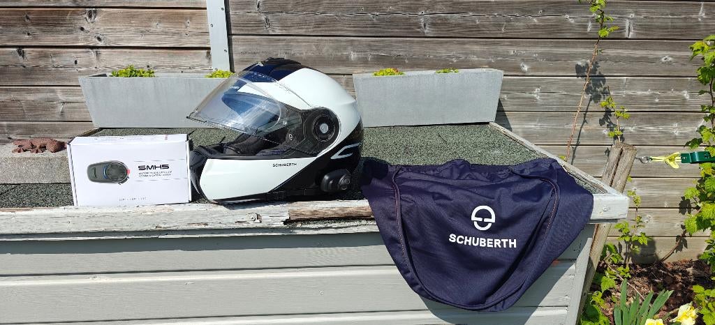 Helm Schubert C3 Pro + Sena SMH5, Motoren, Ophalen, Tweedehands, M, Dames