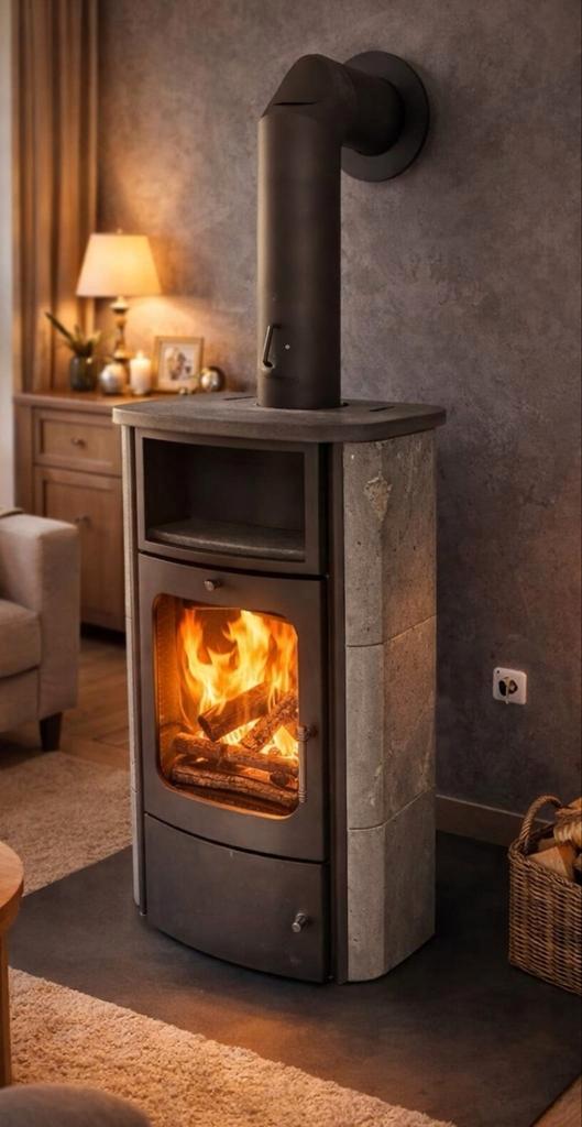 Speksteenkachel 7 kw, Maison & Meubles, Poêles, Enlèvement