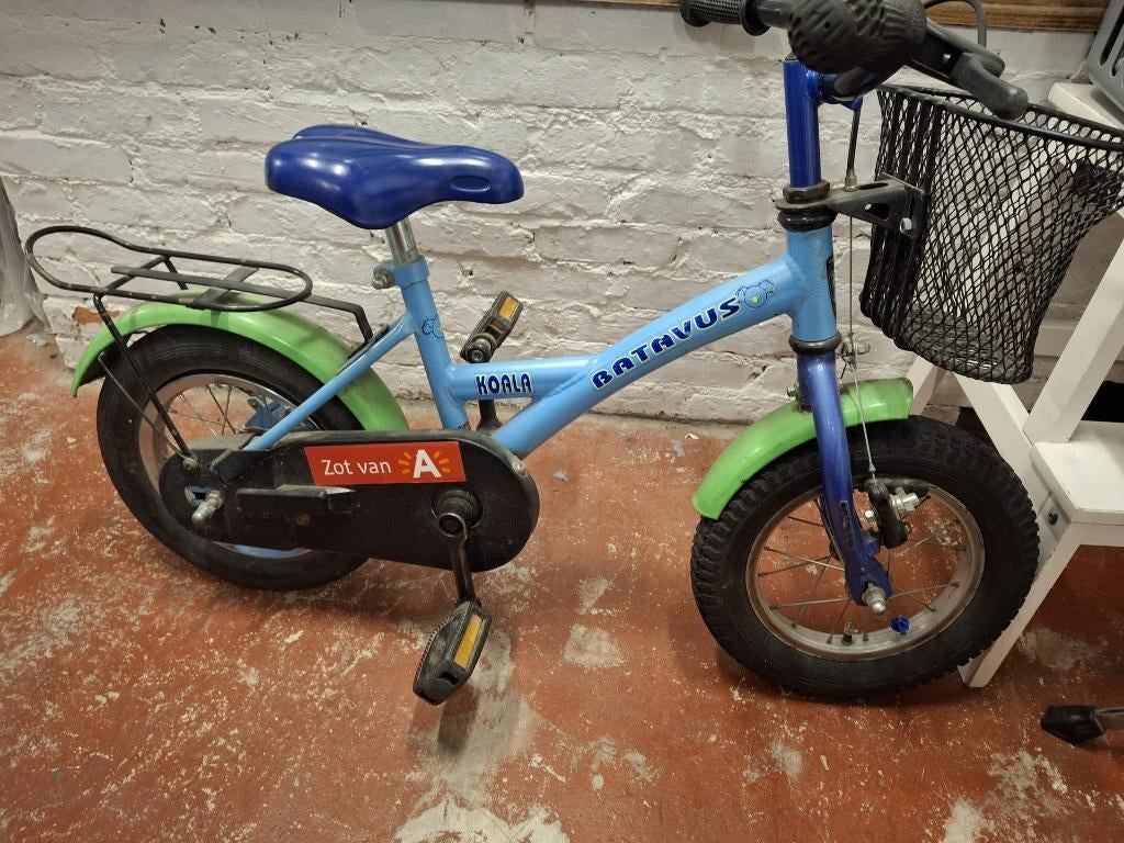 Joli vélo vintage pour enfants Batavus Koala '2-4 ans, Stabilisateurs, Enlèvement, Utilisé, Moins de 16 pouces