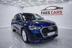 Audi Q3 Sportback 45 TFSI 180 Kw, Auto's, Euro 6, 4 cilinders, Blauw, Leder
