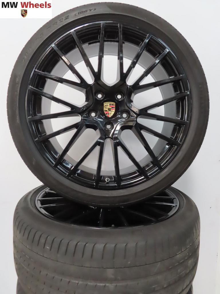 Porsche 22 inch Origineel velgen Cayenne spyder zomerbanden, Gebruikt, -, 285 mm, -