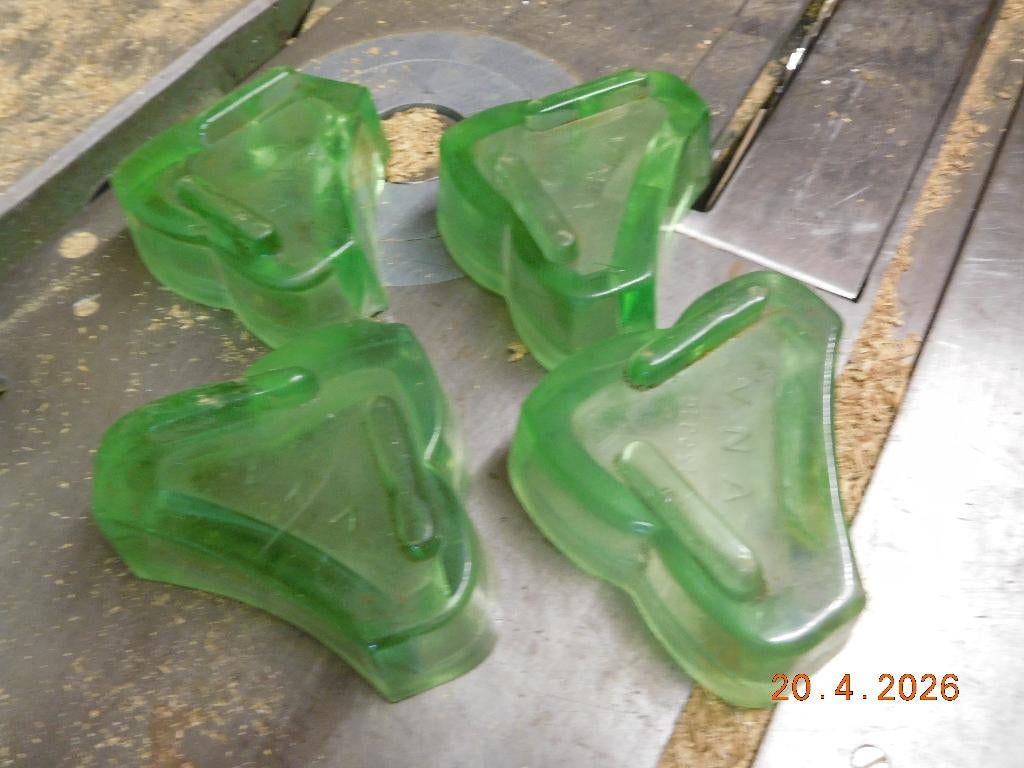 kachelpootjes, Ophalen, Gebruikt