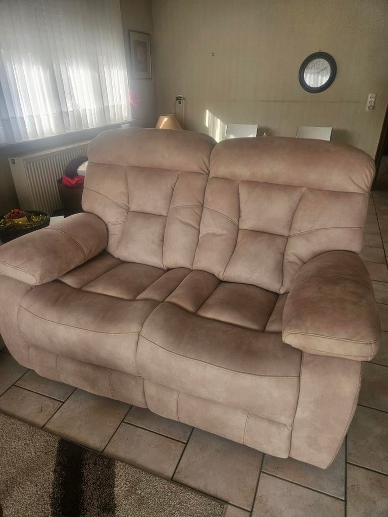 Mooie relax zetels 3 en 2 zit goede kwaliteit en goede staat, Huis en Inrichting, Ophalen