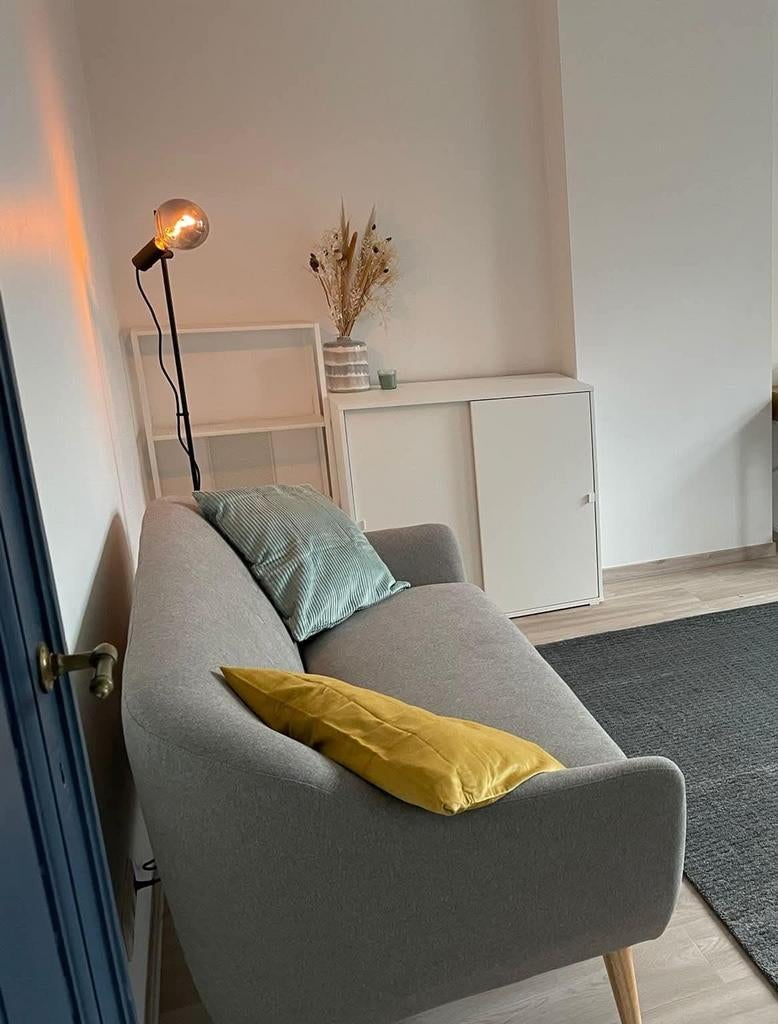 Zitbank JYSK EGEDAL 2.5 zit lichtgrijs, Huis en Inrichting, Ophalen, 150 tot 200 cm, 75 tot 100 cm, Zo goed als nieuw