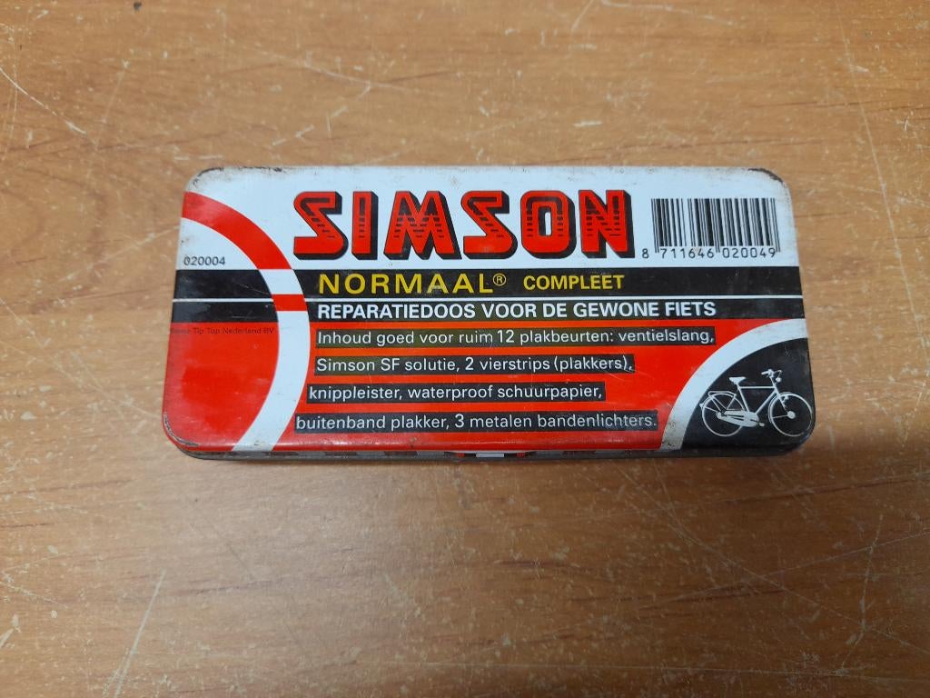 ancienne boite reparation velo simson rustine, Envoi, Utilisé, Autre, Autres marques