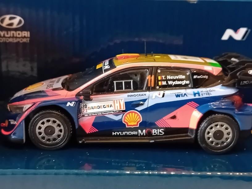 WRC HYUNDAI rallywagen THIERRY NEUVILLE, Ophalen of Verzenden, Nieuw, Auto, Overige merken