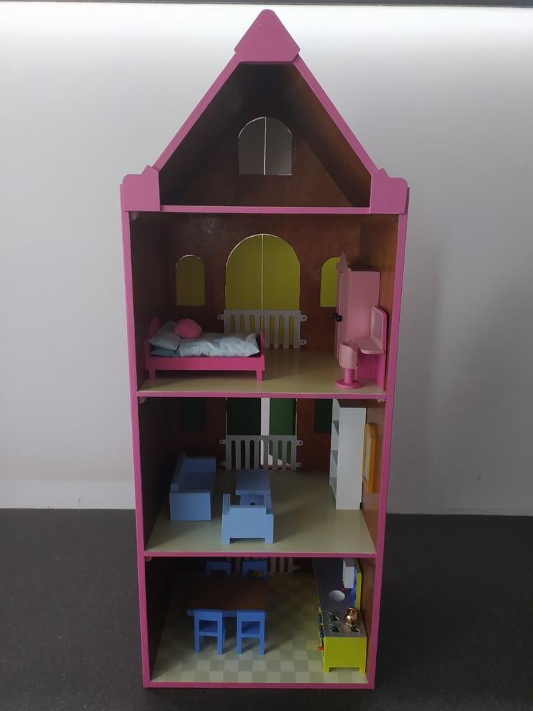 Poppenhuis, Kinderen en Baby's, Speelgoed | Poppenhuizen, Poppenhuis, Ophalen