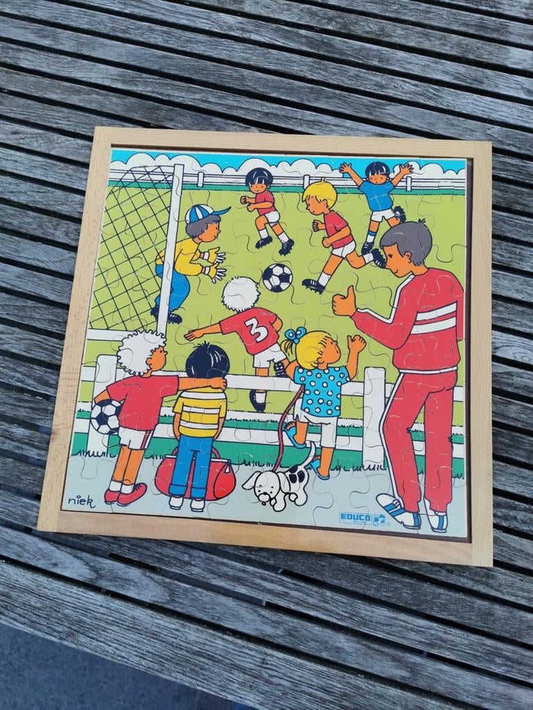 Vintage. Schoolpuzzels. 2 stuks, Ophalen of Verzenden