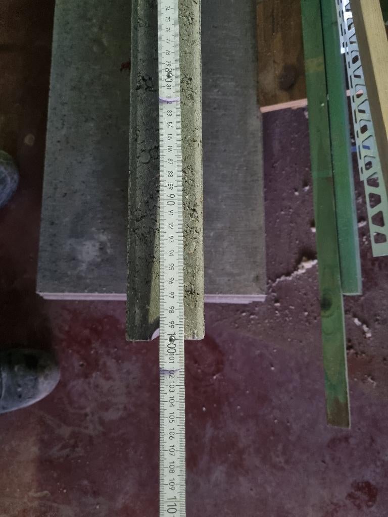 Boordsteen grijs 100x40x6cm - 3stuks, Ophalen, Nieuw, Overige materialen, Plinten