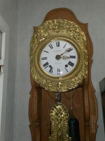 comtoise klok, Ophalen, Gebruikt