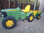 Tractor met pedalen, Ophalen