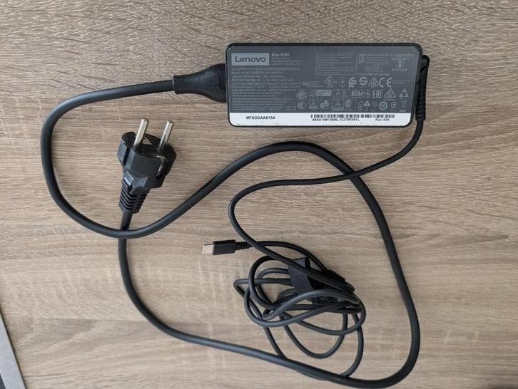 Chargeur Lenovo 65W USB-C pour Ordinateur Portable, Informatique & Logiciels, Chargeurs d'ordinateur portable, Comme neuf, Enlèvement