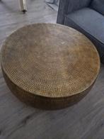 Table basse Paloma en aluminium martelé doré, Enlèvement