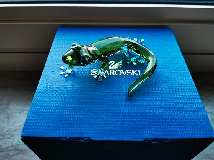 Swarovski grote gecko gekko, Collections, Swarovski, Neuf, Figurine, Enlèvement ou Envoi