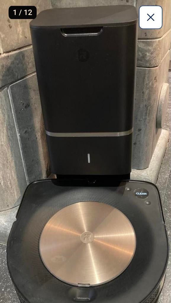 Roomba S9+ irobot met opvangbak ZGS, Ophalen, Zo goed als nieuw, Stofzak, Robotstofzuiger