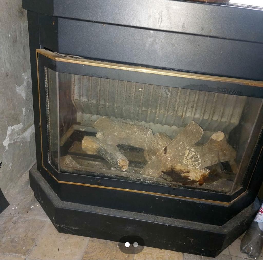 Gaskachel, Ophalen, Gebruikt, Gas, Vrijstaand