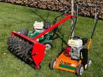 verhuur verticuteerder, prikrol, doorzaaier, Tuin en Terras, Ophalen, Zo goed als nieuw, Benzine