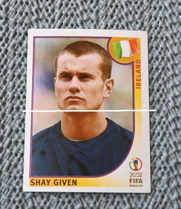 Panini/Coupe du monde 2002 Japon Corée/Shay Given, Enlèvement ou Envoi, Comme neuf, Affiche, Image ou Autocollant