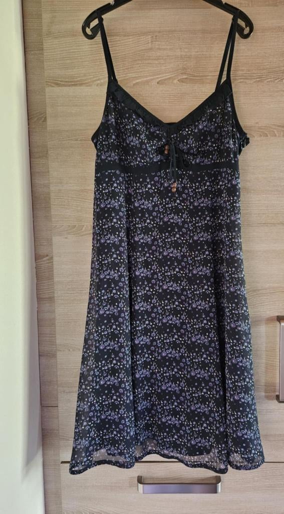 Robe été Esprit fines bretelles taille 38/40, Blauw, Ophalen of Verzenden, Zo goed als nieuw, Knielengte