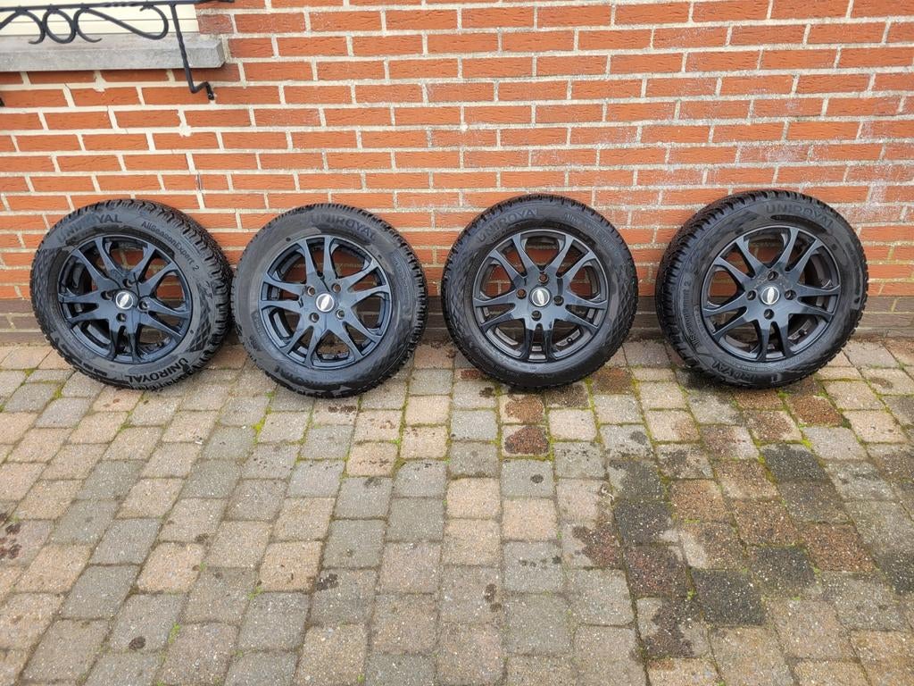 Set winterwielen 175/65 R14 82T., Ophalen, 14 inch, Gebruikt, 175 mm